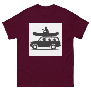 Canoe On Roof Car Unisex classic tee